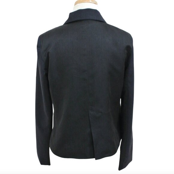 LA PRESTIC OUISTON lightweight wool silk blazer sz 1 S jacket - Picture 2 of 4